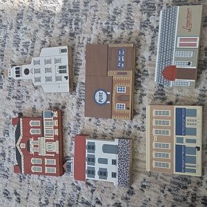 The Cat's Meow Village Lot Of 6
